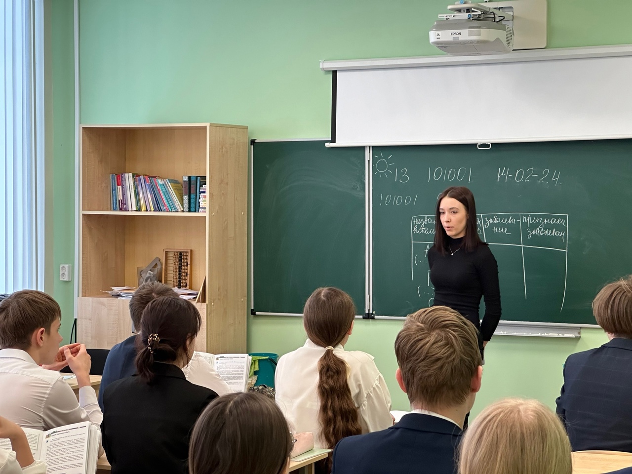 19 февраля выпускница нашей школы Инявина Юлия провела беседу с девятиклассниками.