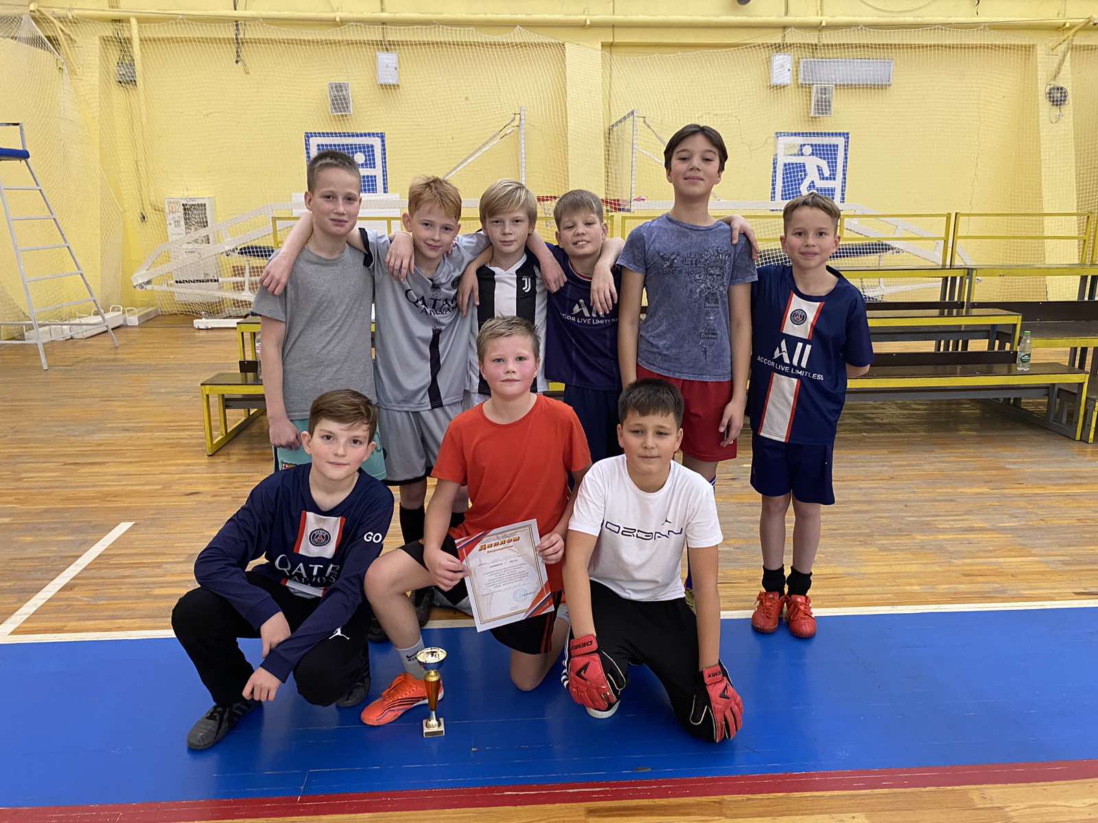 Поздравляем команду учащихся нашей школы, занявшую 2 место по мини-футболу в Пролетарском районе.